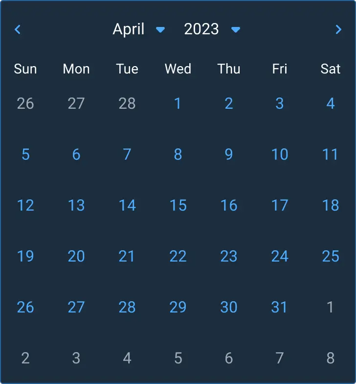 Date Picker without the Time Picker feature included